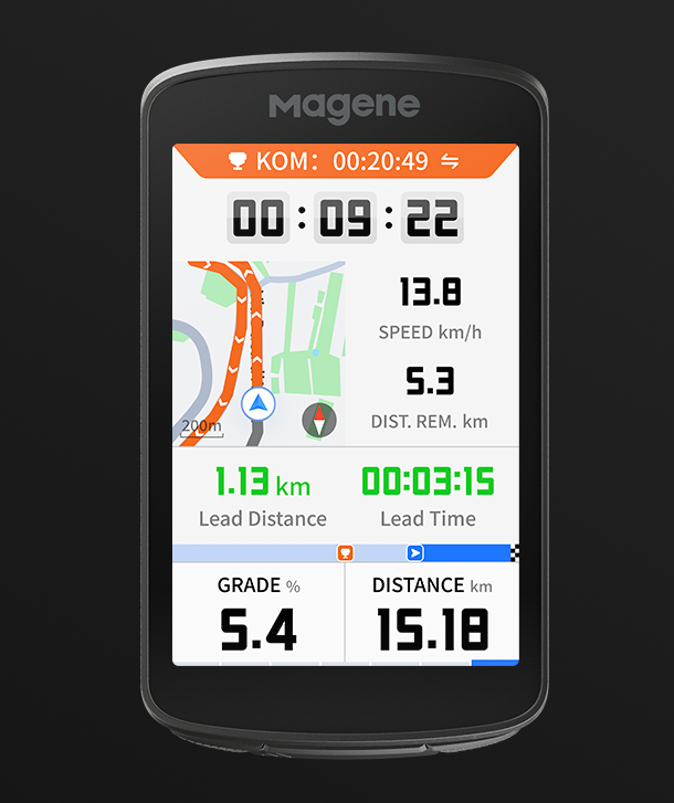 Magene C706 GPS Cyclocomputer (Black)