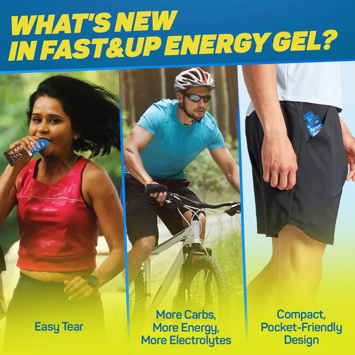 Fast&Up Non-Caffeinated Energy Gel (Creamy Vanilla)
