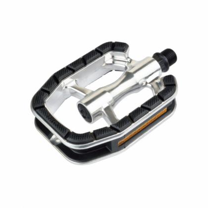 Wellgo C-337DU Alloy Platform Pedals (Silver/Black)