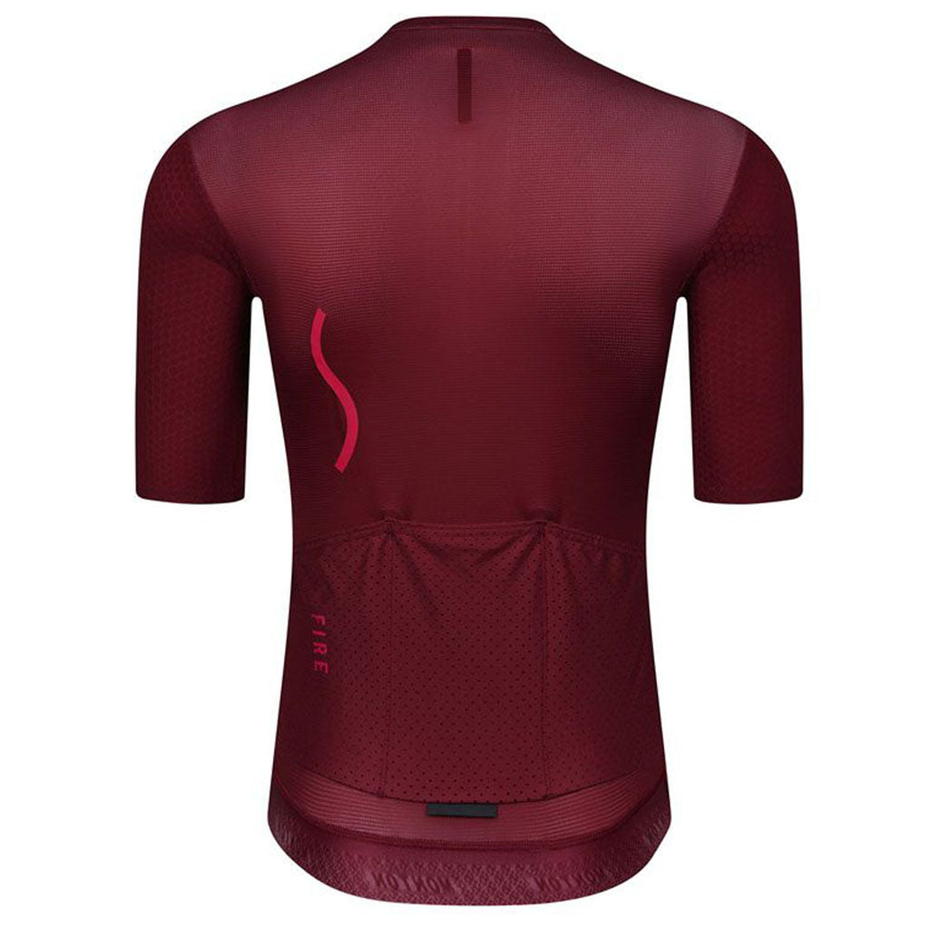 Skull Monton Fire Men's Cycling Jersey (Red)