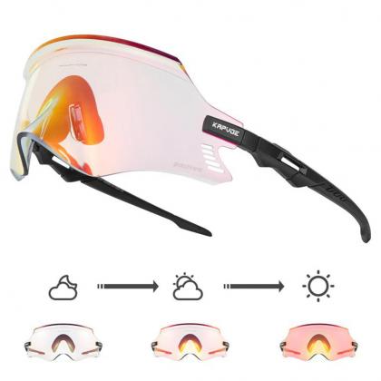 Kapvoe X2 Colour Sports Sunglasses (Red/Black)
