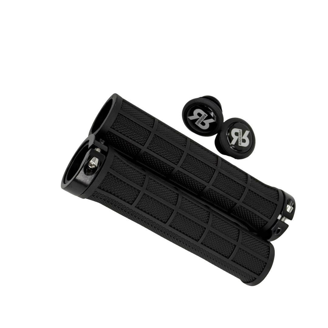 Radkaat Rubber LockFit Grips (Black)