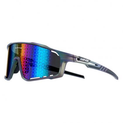 Kapvoe Knight Nano Lens Sports Sunglasses (Kaleidoscope)