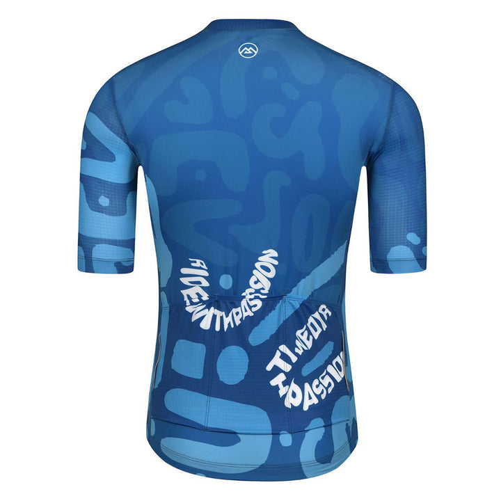 Monton Lifestyle Eirian Men's Cycling Jersey (Blue)