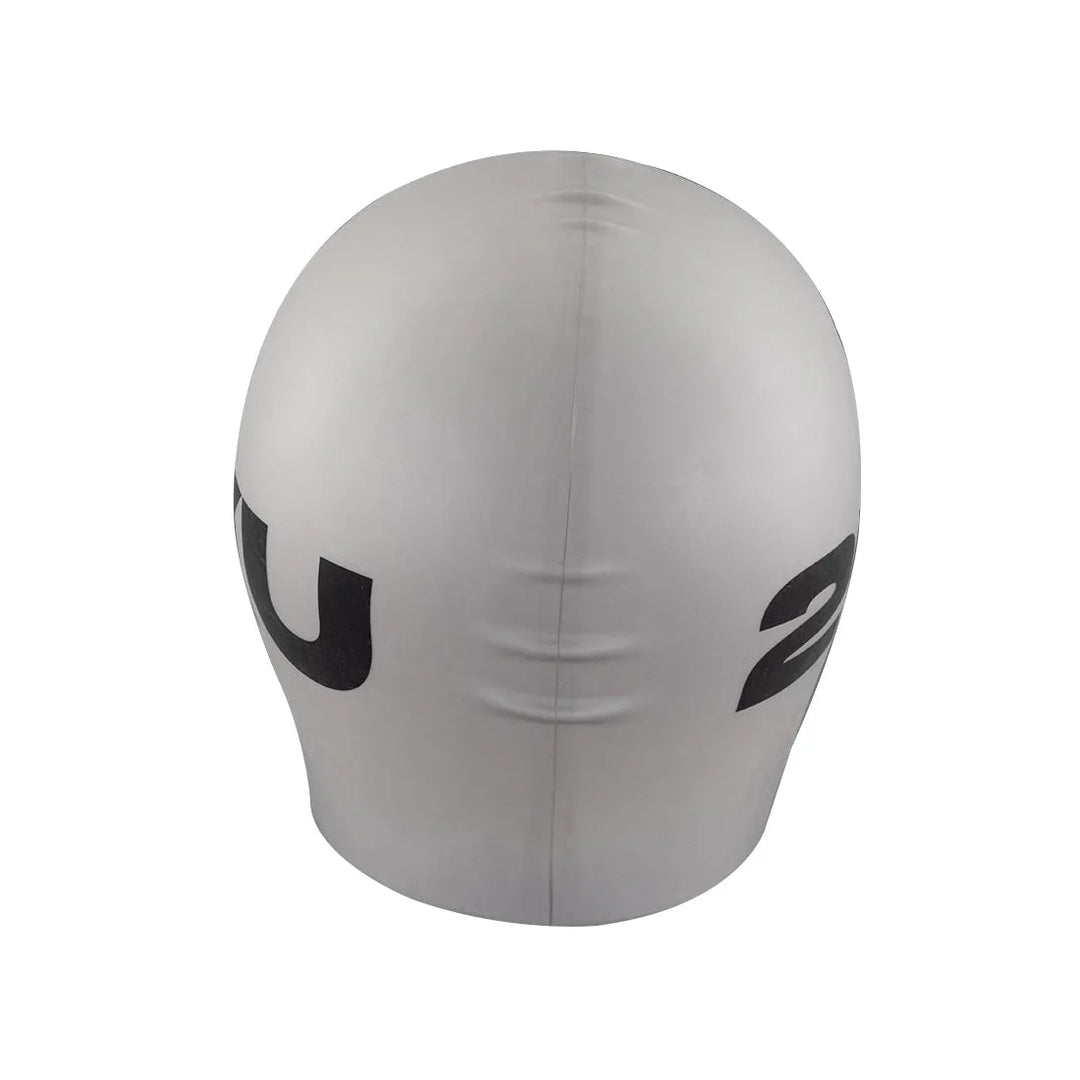2XU Us1355F Silicone Swim Cap (Silver)