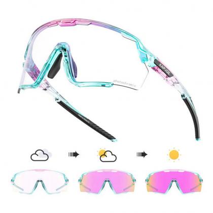 Kapvoe X170 Color Sport Sunglasses (Pink/Aqua)