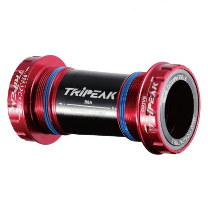 Tripeak Shimano/SRAM/Rotor 3 in 1 BSA Threaded Ceramic Bottom Bracket (Red)