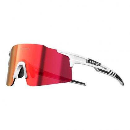 Kapvoe X27 Rimless Sport Sunglasses (Red/White)