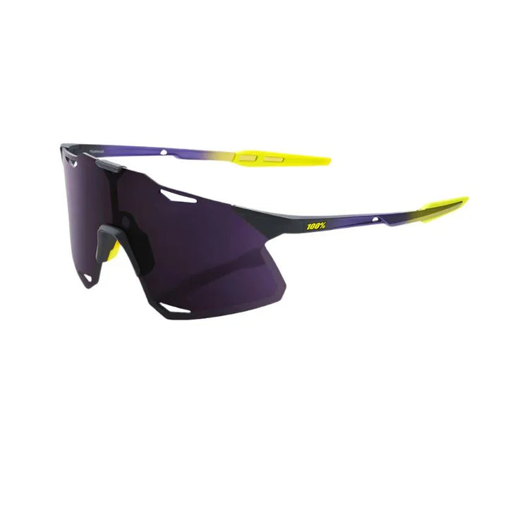 100% Hypercraft Sport Sunglasses (Dark Purple/Matte Metallic Digital Brights)