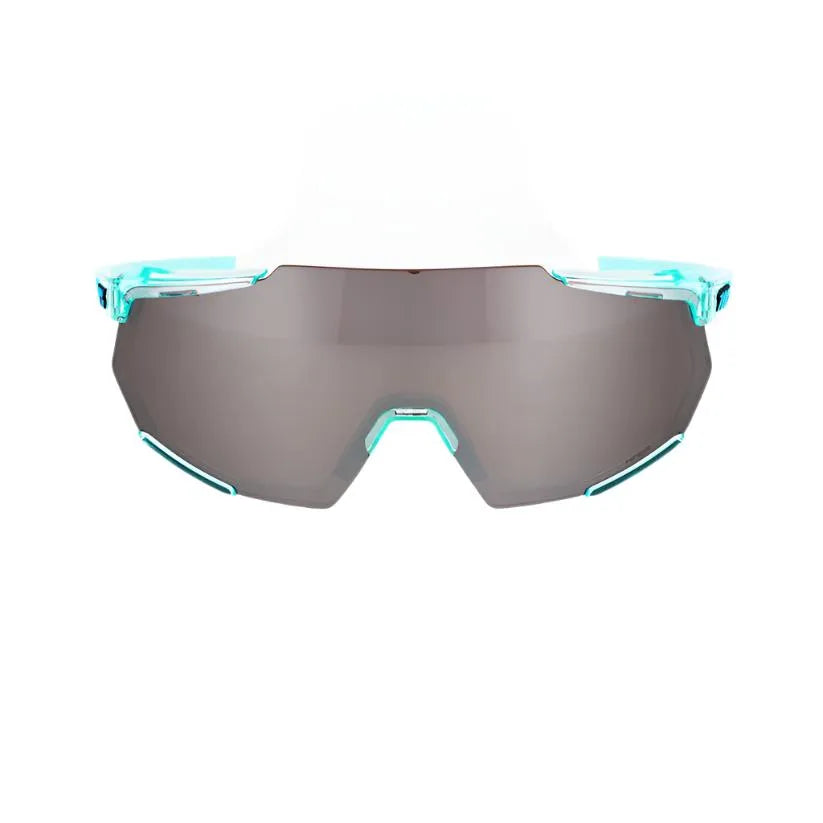 100% Racetrap 3.0 Sport Sunglasses (Silver/Polished Translucent