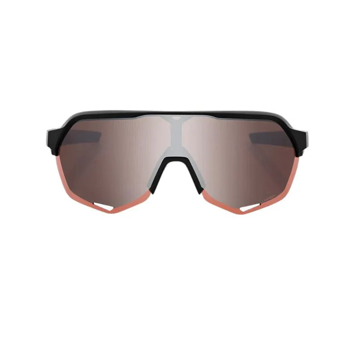 100% S2 Sport Sunglasses (Crimson Silver/Soft Tact Black)