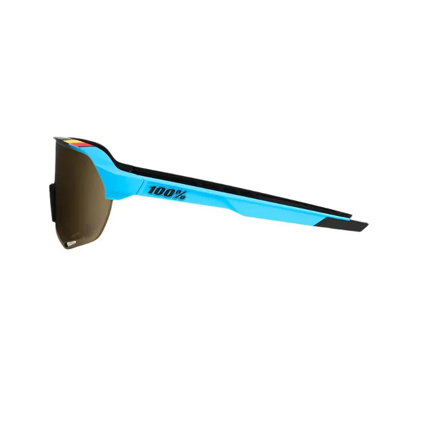 100% S2 Sport Sunglasses (Soft Gold/BWR Black) – BUMSONTHESADDLE