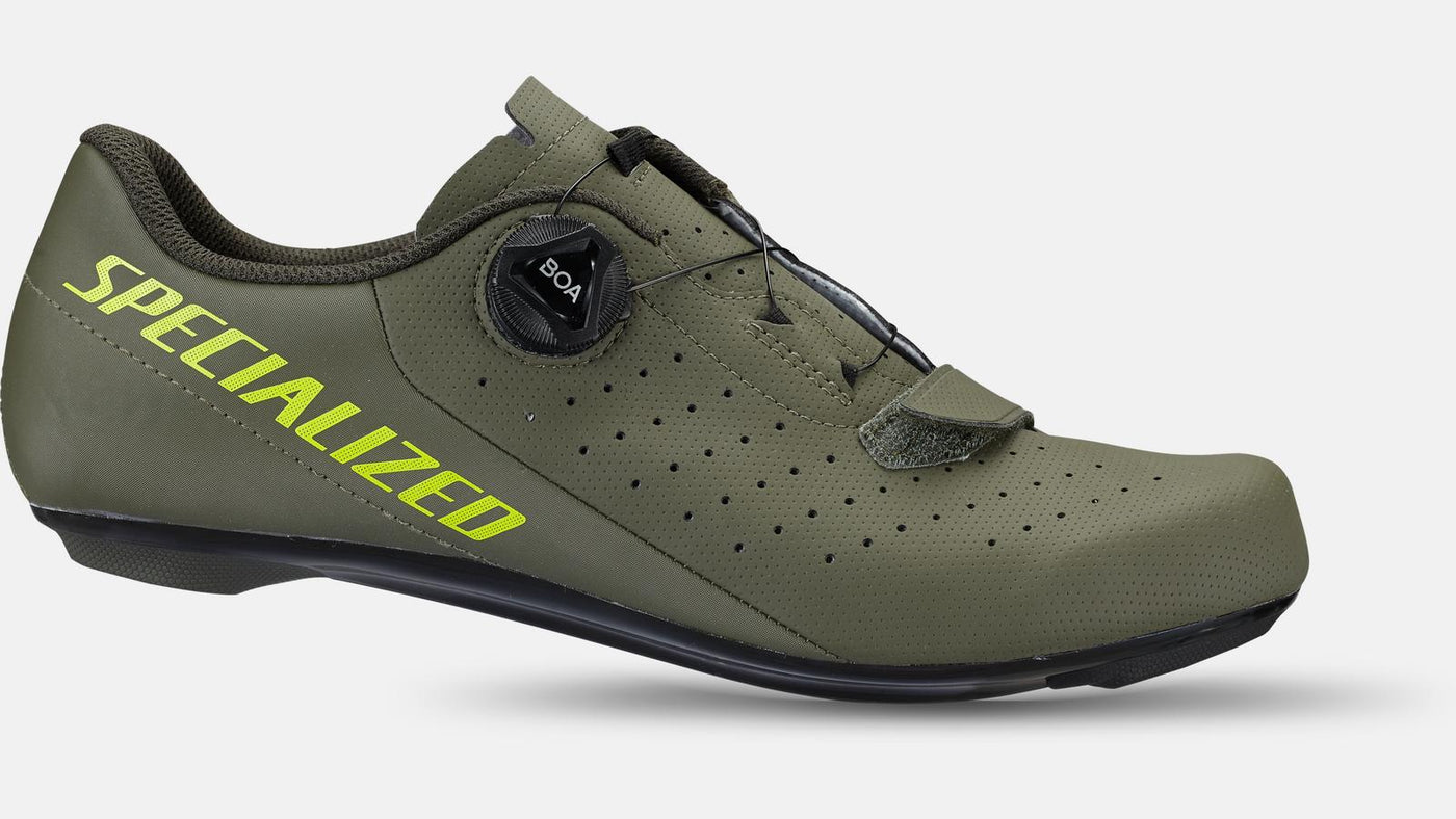 Specialized Torch 1.0 Road Cycling Shoes (Oak Green/Dark Moss Green)