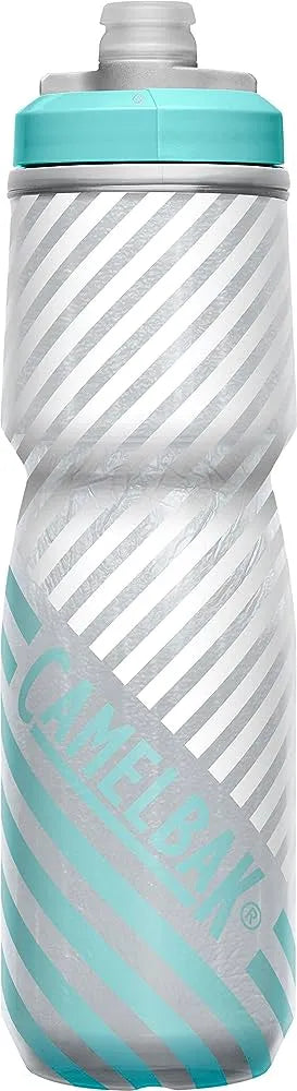 Camelbak Podium Chill Bottle (Grey/Teal Strip)