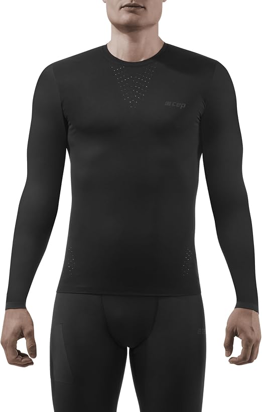 CEP Compression Active Ultralight Long Sleeve Men's Running T-Shirt (Black)