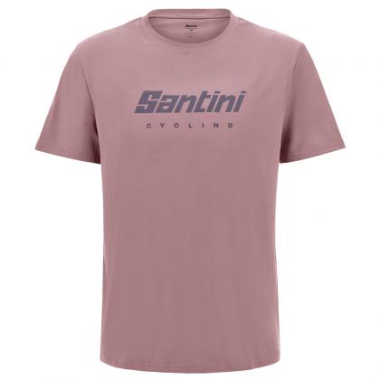 Santini Branded Unisex Casual T-Shirt (Pink)