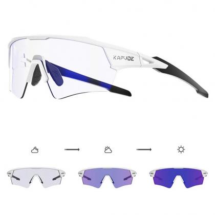 Kapvoe DreamChaser Wings Sports Sunglasses (Blue/White)