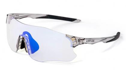 Kapvoe K1129 Coloured Sport Sunglasses (Clear/Blue)