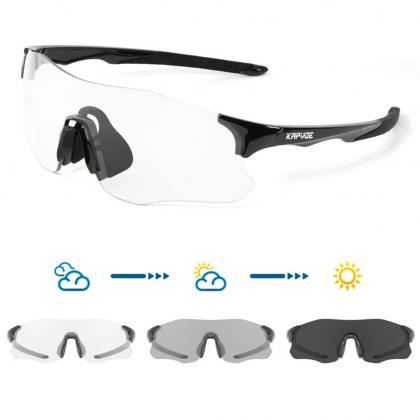 Kapvoe K1129 Sport Sunglasses (White/Black)