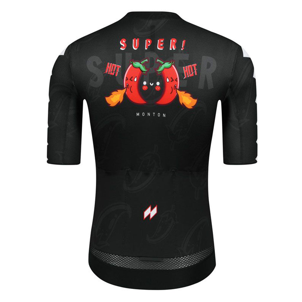 Monton Urban Plus Chilli Men's Cycling Jersey (Black)