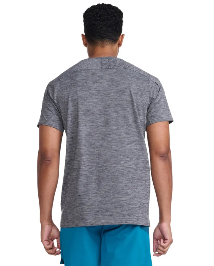 2XU MR7158A Motion Tee Harbor Men's Running T-Shirt (Mist/Black)