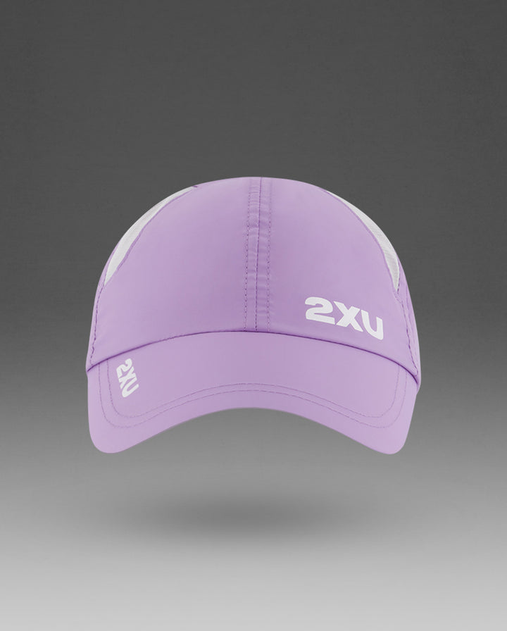 2XU UQ5685F Run Cap (Lavender/White)