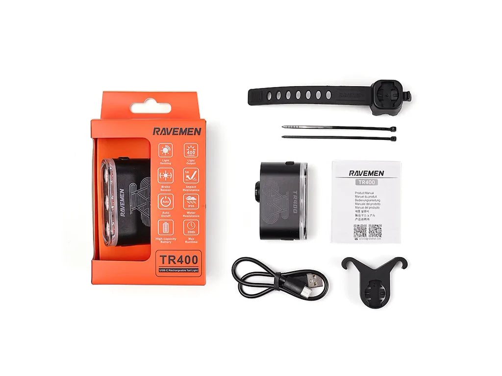 Ravemen TR 400 Rear Light (Black)