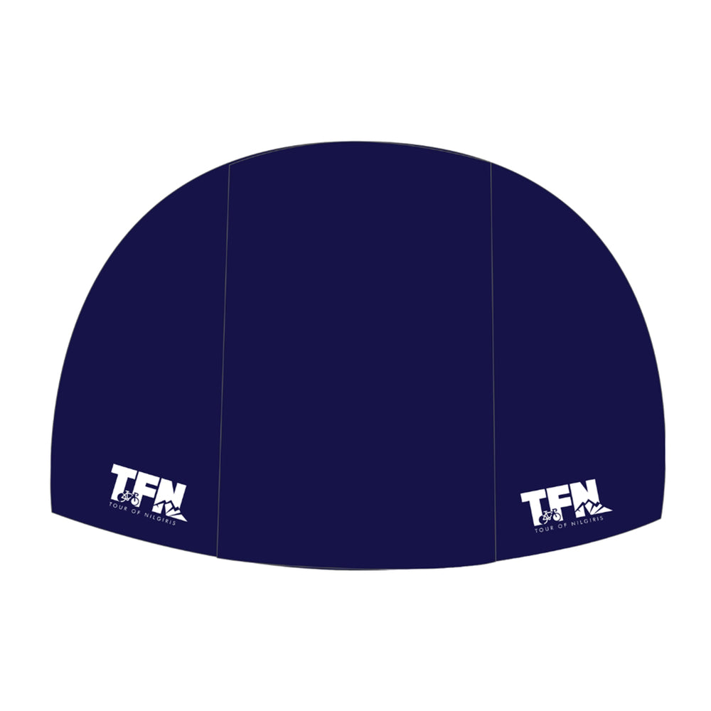 Monton X Tour of Nilgiris Limited Edition cycling cap, Blue, side view