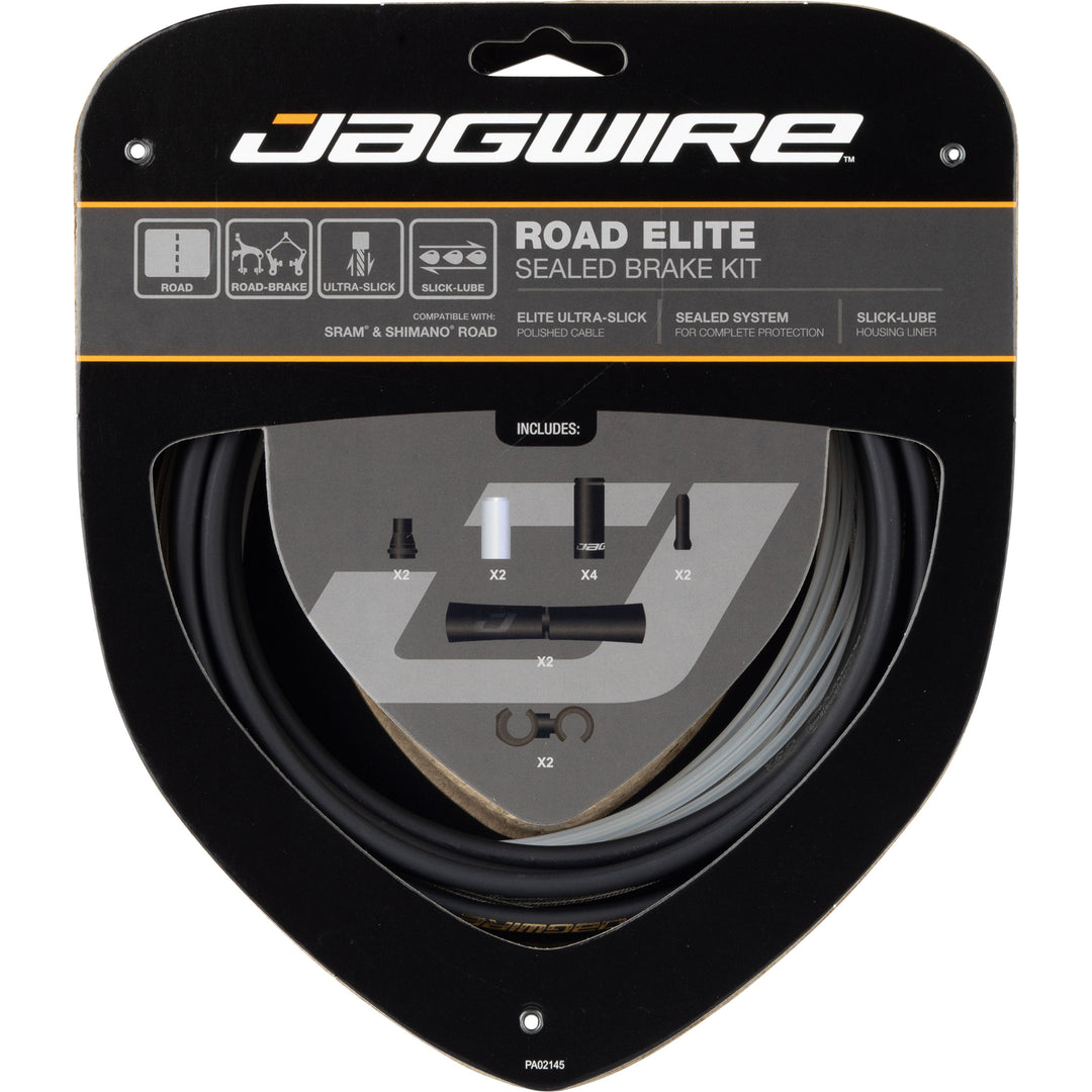 Jagwire Road Elite DIY Brake Cable Kit (Black)