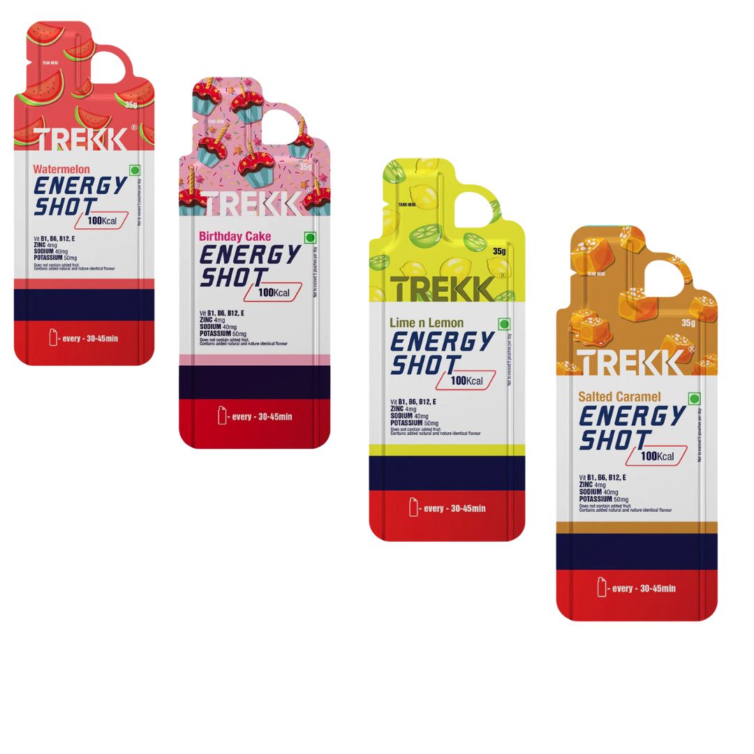 Trekk Energy Gel (Bundle of 4 Flavors)