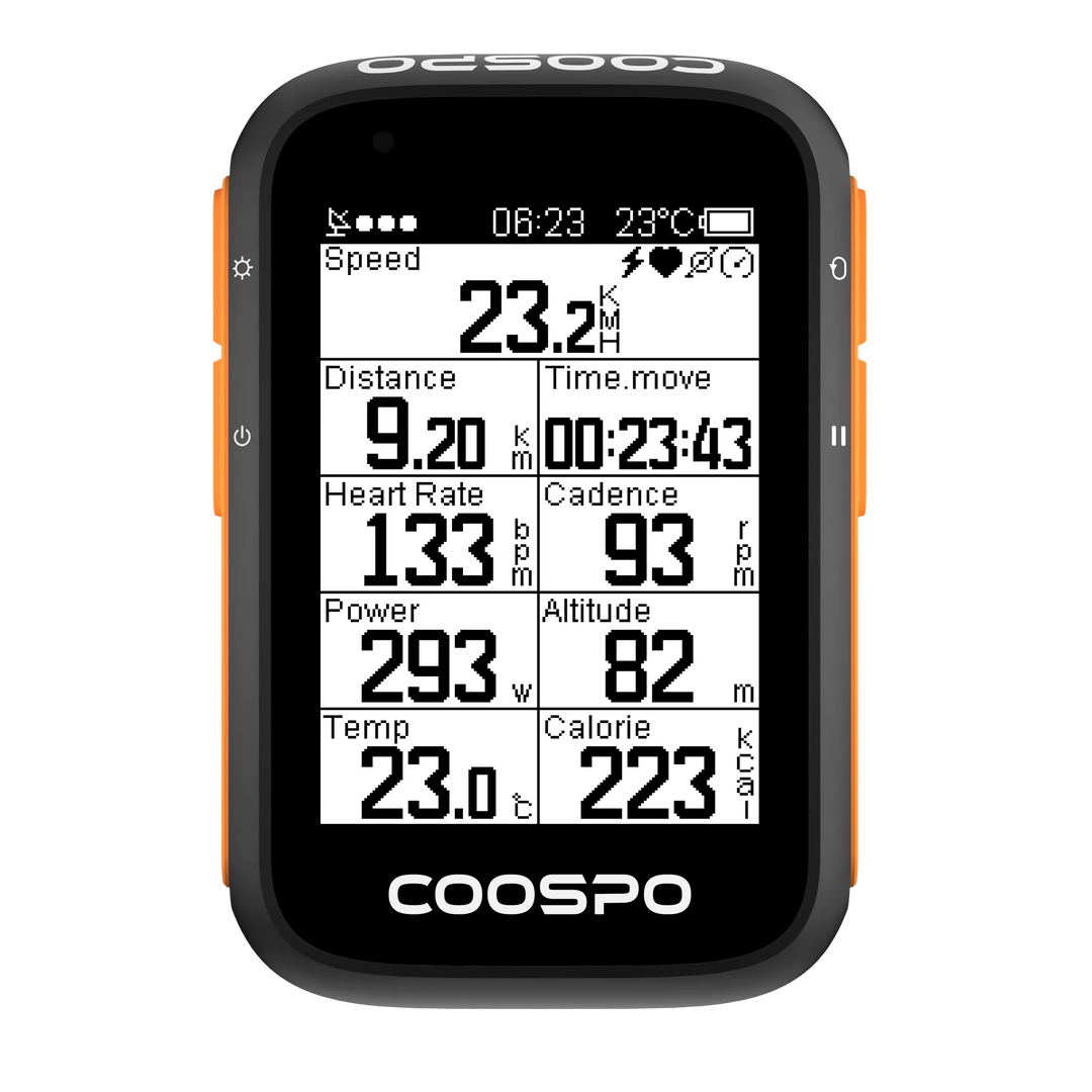 Coospo BC200 GPS Cyclocomputer (Black)