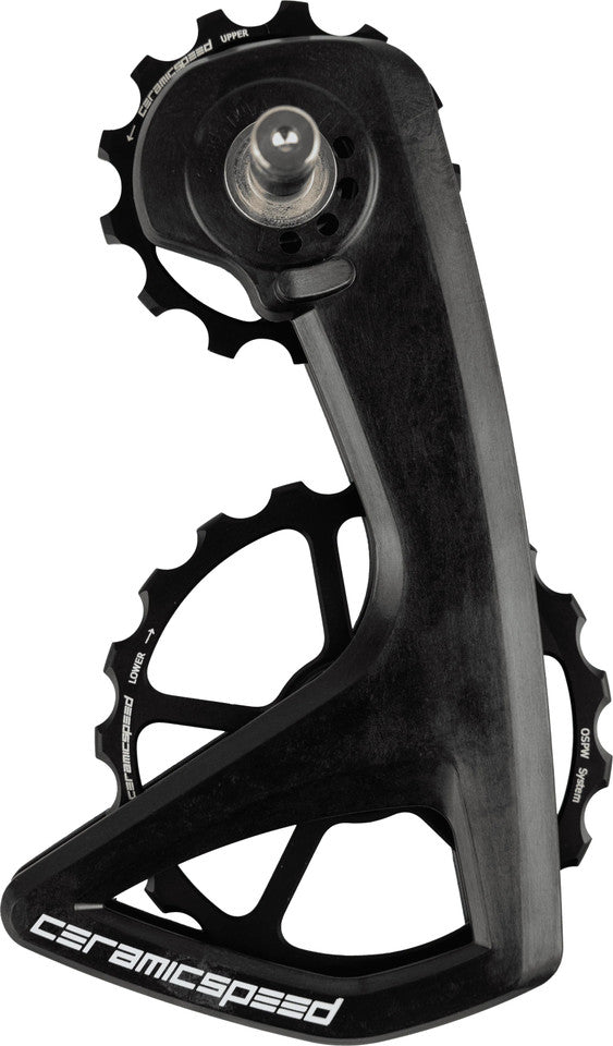 CeramicSpeed OSPW RS 5-Spoke Derailleur Pulley for Shimano 105 R7150, black