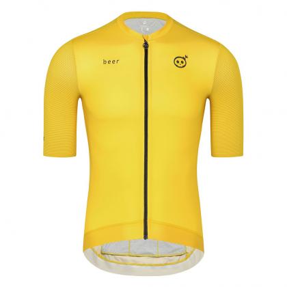 Monton Beer Men's Cycling Jersey (Yellow)