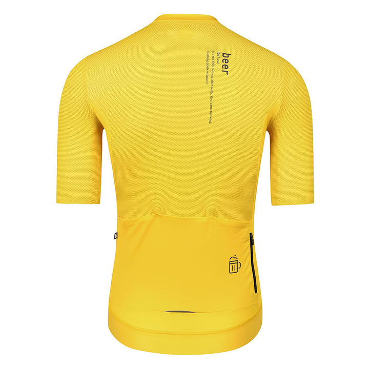 Monton Beer Men's Cycling Jersey (Yellow)