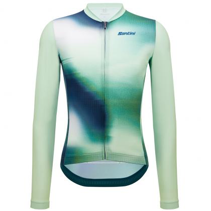 Santini Ombra Eco Sleek Men's Cycling Jersey (Green)