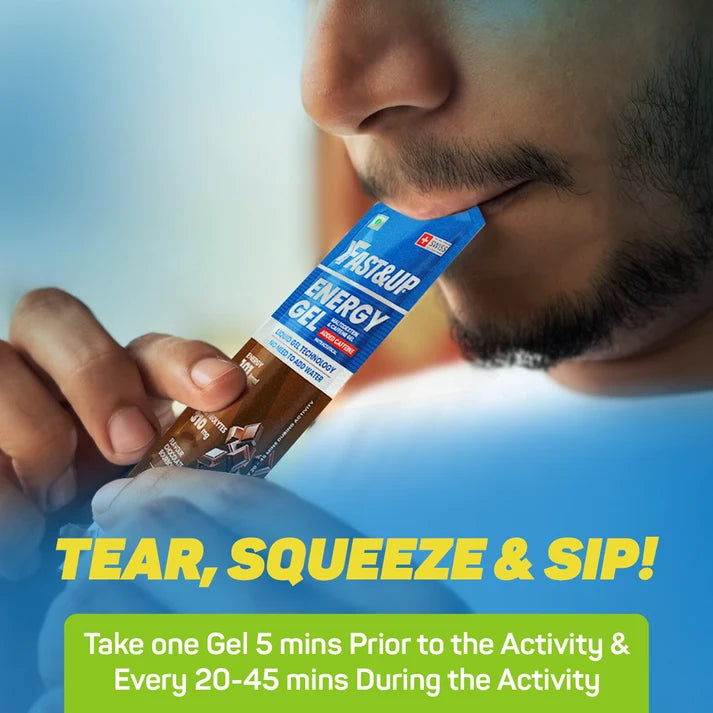 Fast&Up Caffeinated Energy Gel (Lime & Lemon)