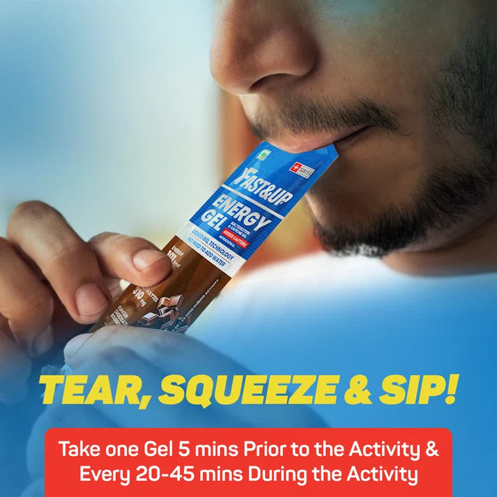 Fast&Up Caffeinated Energy Gel (Strawberry Banana)
