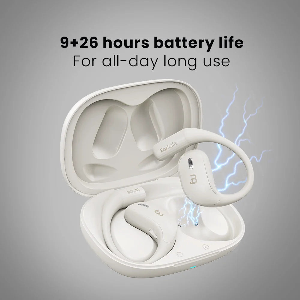 NG EarSafe Buds Open Ear Earbuds Wireless (Ivory)