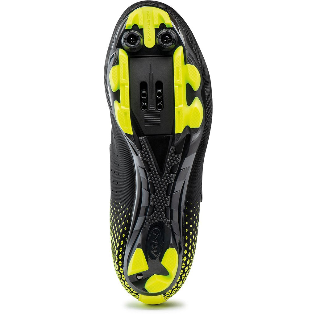 Northwave Origin 2 MTB Cycling Shoes (Black/Fluoroscent Yellow)