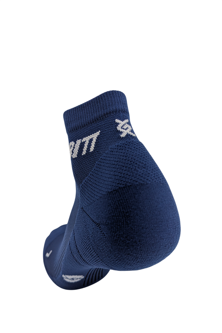 Gambitt Distance Low Cut Unisex Compression Socks (Navy)