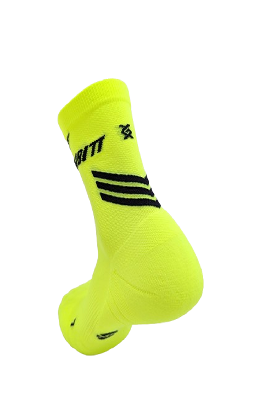 Gambitt Distance Short Unisex Compression Socks (Fluo Yellow)