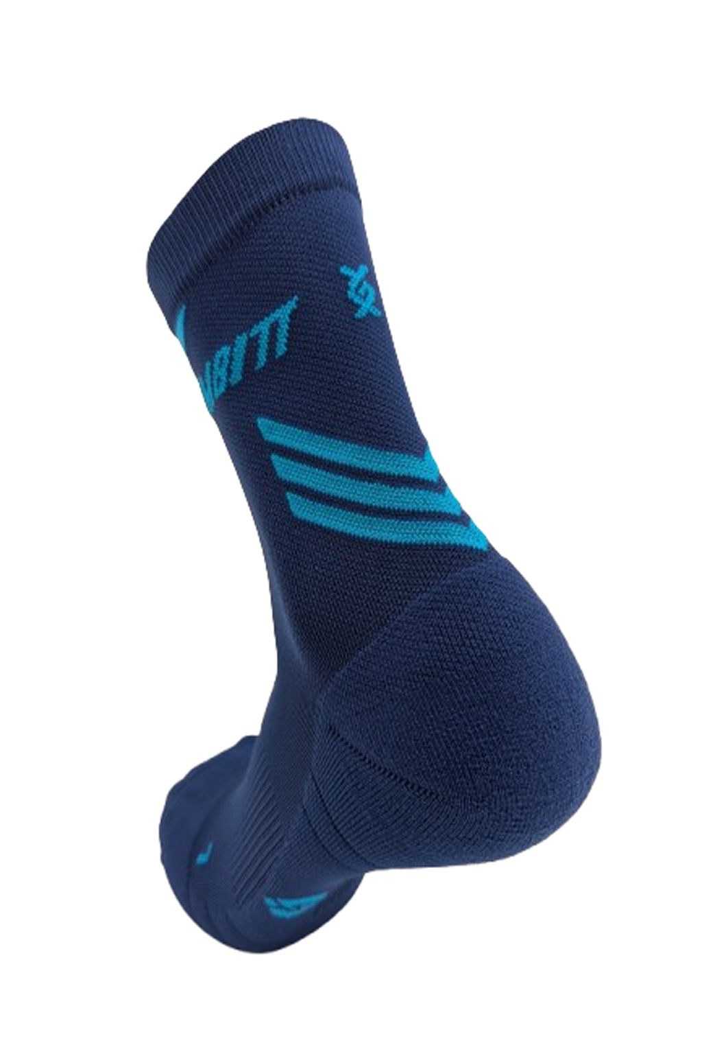 Gambitt Distance Short Unisex Compression Socks (Ocean Blue/Blue)