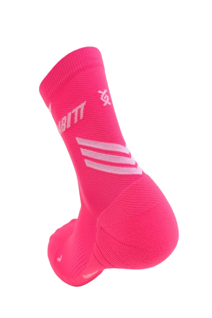 Gambitt Distance Short Unisex Compression Socks (Fluo Pink)