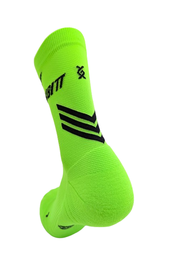 Gambitt Distance Short Unisex Compression Socks (Electric Green)