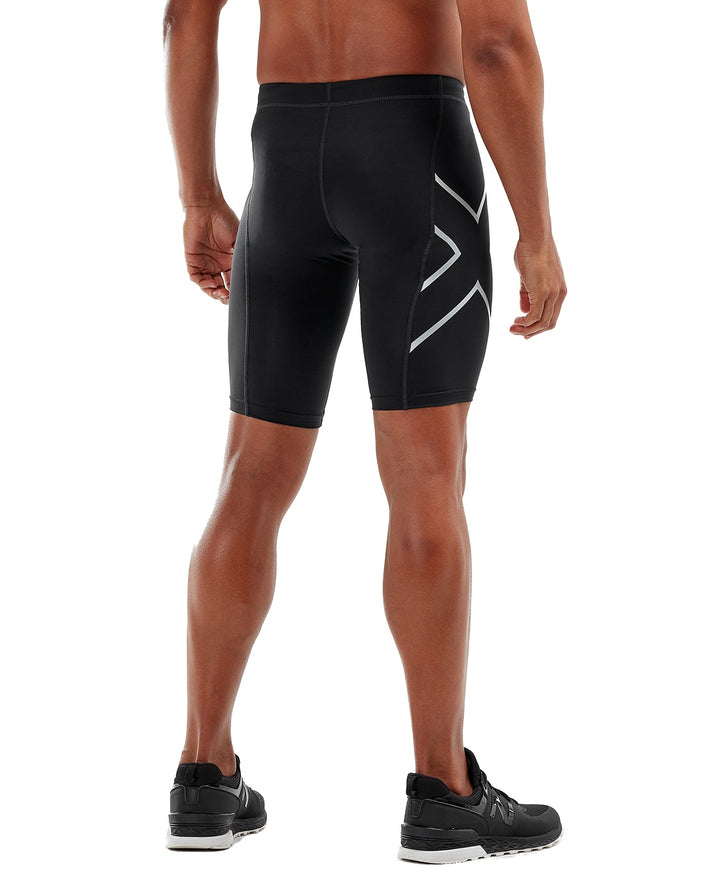 2XU Core Men's Compression Shorts (Black/Silver)