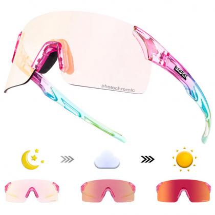 Kapvoe Scvcn X142 Sport Sunglasses (Red/Pink)