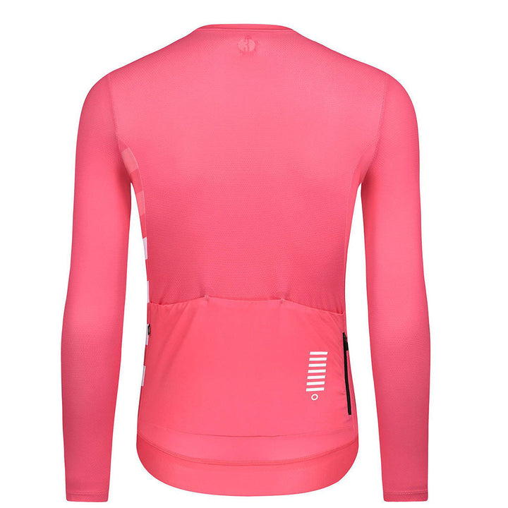 Skull Monton Tuesday Long Sleeve Men's Cycling Jersey (Pink)