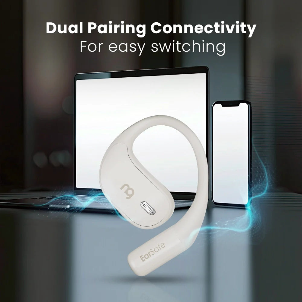 NG EarSafe Buds Open Ear Earbuds Wireless (Ivory)