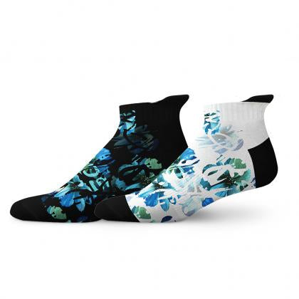 Sox Footwear Blues Tab Unisex Multi Sport Socks - Pack of 2 (Print)