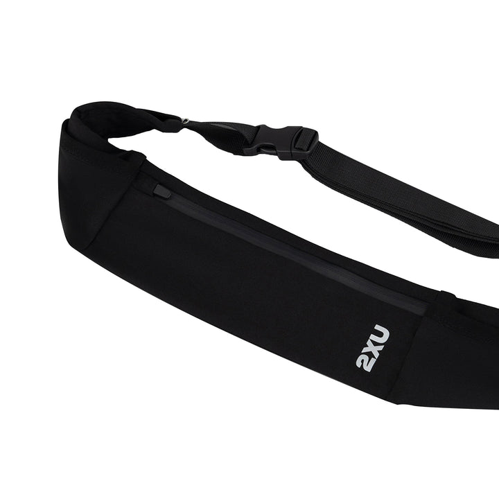 2XU UQ7270G Run Belt (Black/Black OSFA)